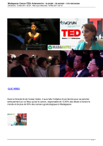 Madagascar Cancer-TEDx Antananarivo : le projet « 4a