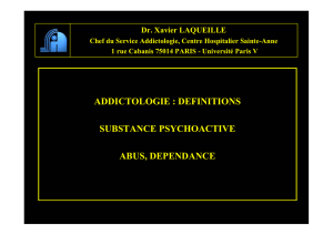 DEFINITIONS SUBSTANCE PSYCHOACTIVE ABUS