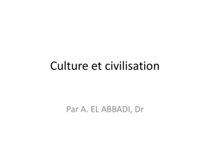 Culture et civilisation