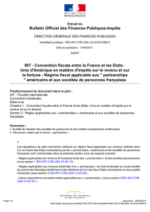 Convention fiscale entre la France et les Etats - BOFiP