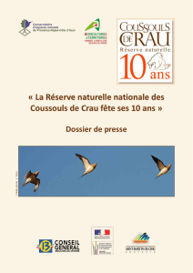 « La Réserve naturelle nationale des Coussouls de Crau fête ses 10