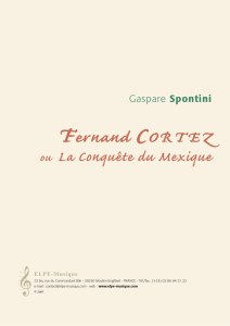Spontini Fernand CORTEZ ou La Conquête du - ELPE
