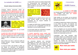 KJER France - Informations sur la maladie de Kjer et les Atrophies