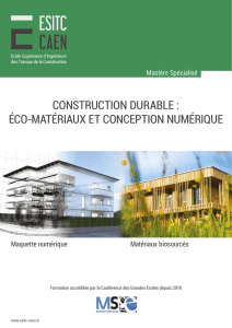 construction durable : éco-matériaux et conception