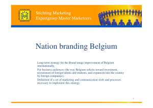 Nation branding Belgium
