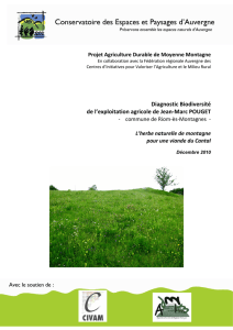 Diagnostic Biodiversité POUGET - Agriculture Durable de Moyenne