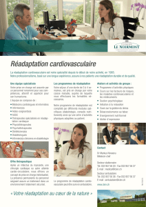 Réadaptation cardiovasculaire