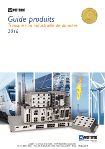 WESTERMO - Guide produits: Transmission de données industrielles