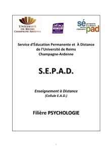 programme du deug de - University of Reims Champagne