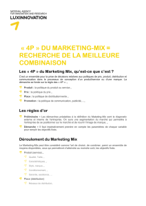 4 P du Marketing Mix - Innovation.public.lu