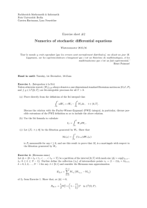 Numerics of stochastic differential equations