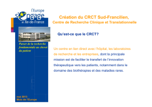 Création du CRCT Sud-Francilien