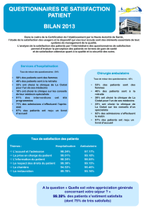 Bilan 2013 - Clinique de La Ciotat