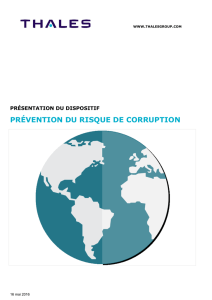 Dispositif prévention corruption