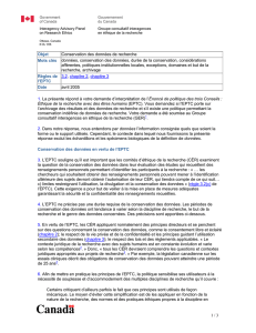 Conservation des données de recherche_avril 2005
