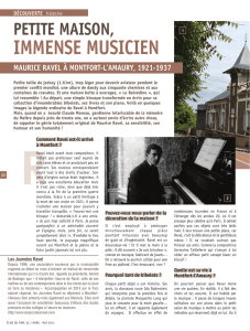 Lire l`article de L`Echo sur la maison Ravel