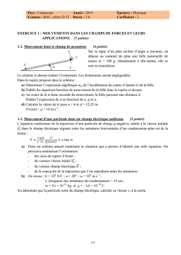 viscosimètre à chute de bille exercice corrigé