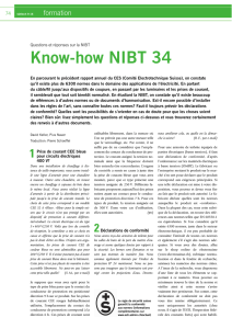 Know-how NIBT 34
