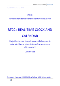 rtcc : real-time clock and calendar
