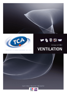ventilation - Transfert et conditionnement de l`air