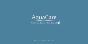 AquaCare Brochure – Traitement Dentaire Sans Contact