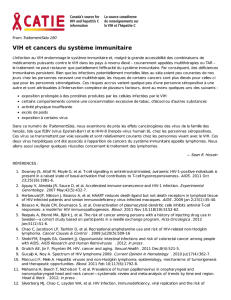 VIH et cancers du système immunitaire
