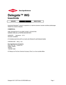 Delegate™ WG - Dow Chemical