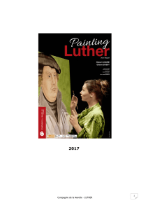 Painting LUTHER - Compagnie La Marelle