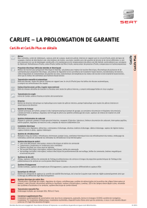 carlife – la prolongation de garantie