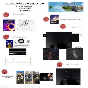 Etude d`une constellation – 2nde d`exploration astronomie