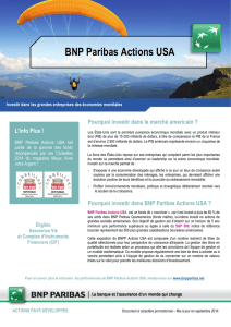 Pourquoi investir dans BNP Paribas Actions USA