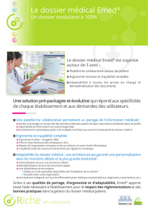 Brochure Dossier medical Emed