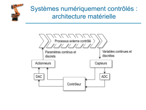 Systèmes numériquement contrôlés : architecture