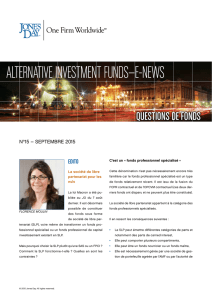 Alternative Investment Funds N°15