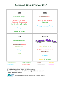 Liste des menus à envoyer à - Plourin-lès