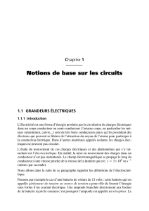 Electricite generale - Analyse et synthese des circuits