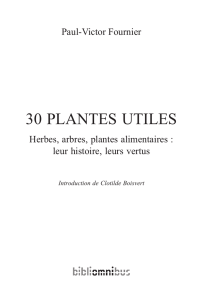 30 PLANTES UTILES
