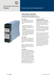 ThermoTrans 205/206 Description du produit - Knick
