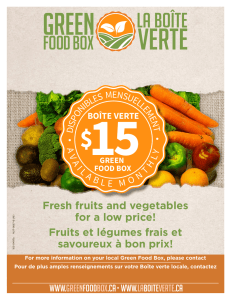 Fresh fruits and vegetables for a low price! Fruits et légumes frais et
