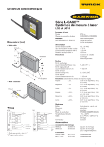 Série L-GAGE™ Systèmes de mesure à laser