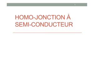 HOMO-JONCTION À SEMI