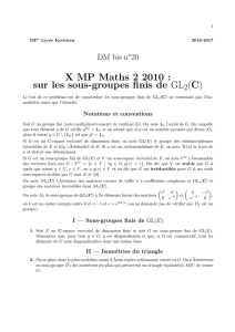 X MP Maths 2 2010 : sur les sous