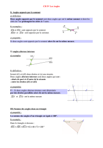 cours angles