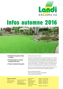 Infos automne 2016