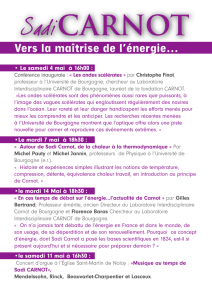 Vers la maîtrise de l`énergie… - Université pour Tous de Bourgogne