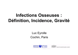Infections Osseuses : Définition, Incidence, Gravité