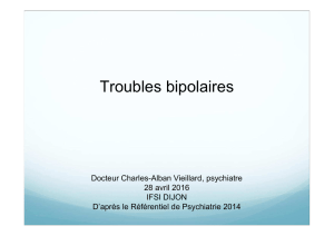 Troubles bipolaires