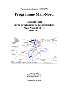 Programme Mali-Nord - Programm Mali-Nord
