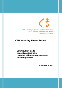 C2D Working Paper Series 2006/1 - Centre for research on direct