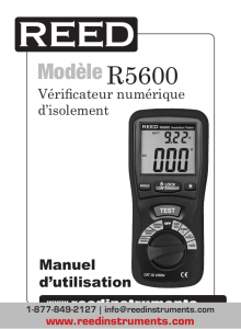 Manuel - REED Instruments